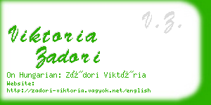 viktoria zadori business card